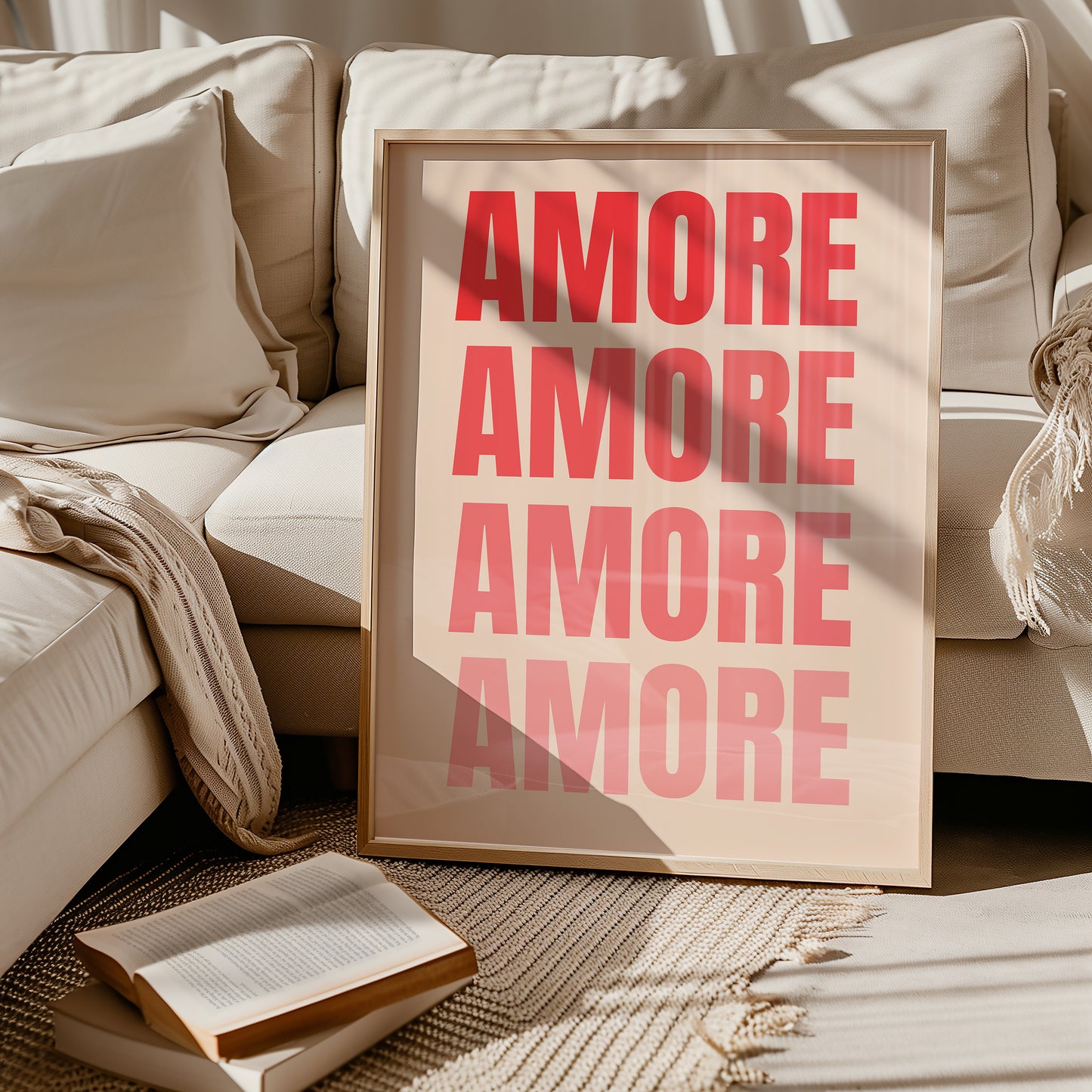 Amore -Verlauf - Mid Century - Kunstdruck