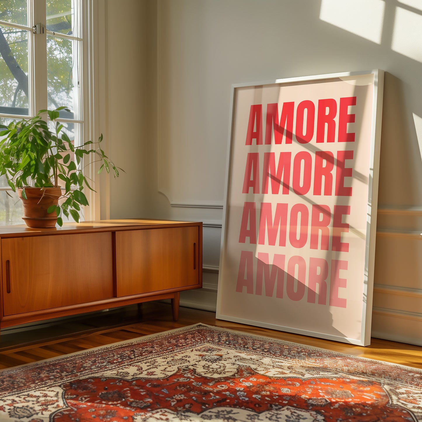 Amore -Verlauf - Mid Century - Kunstdruck