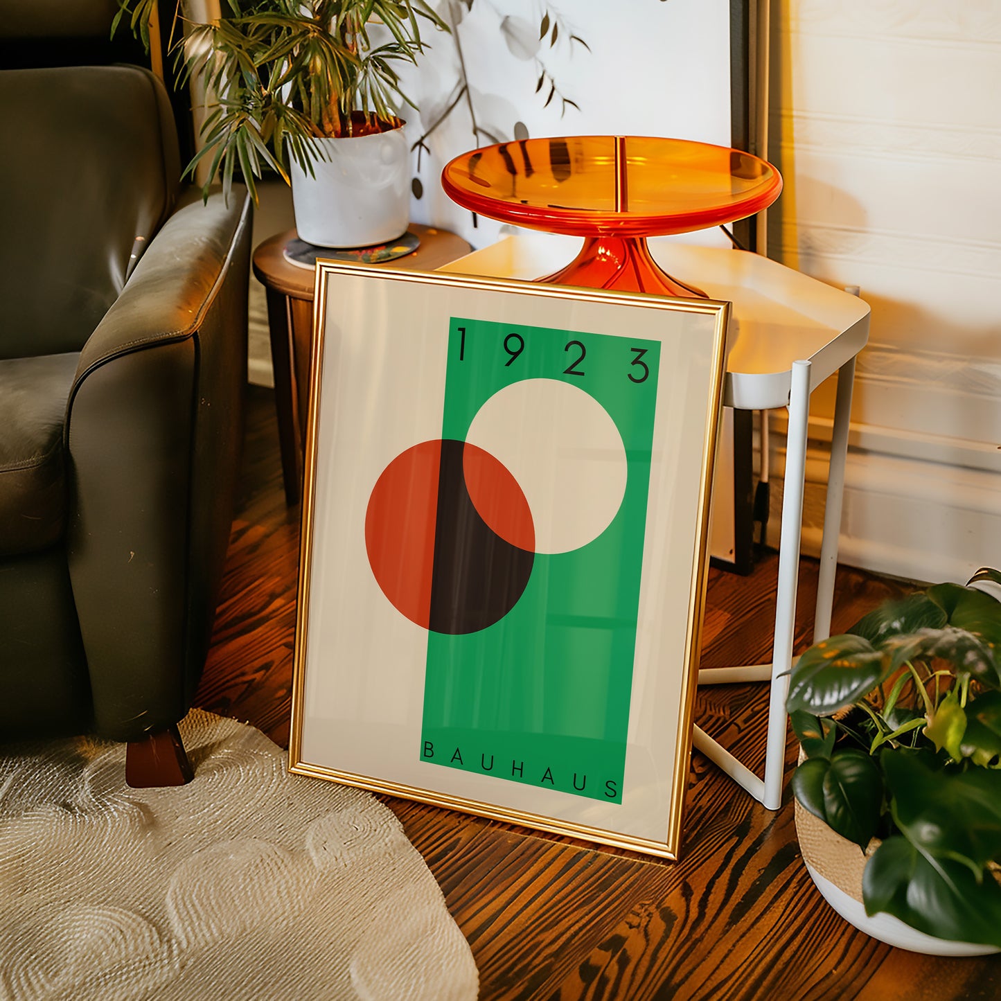 Bauhaus 1923 - Mid Century - Kunstdruck - grün