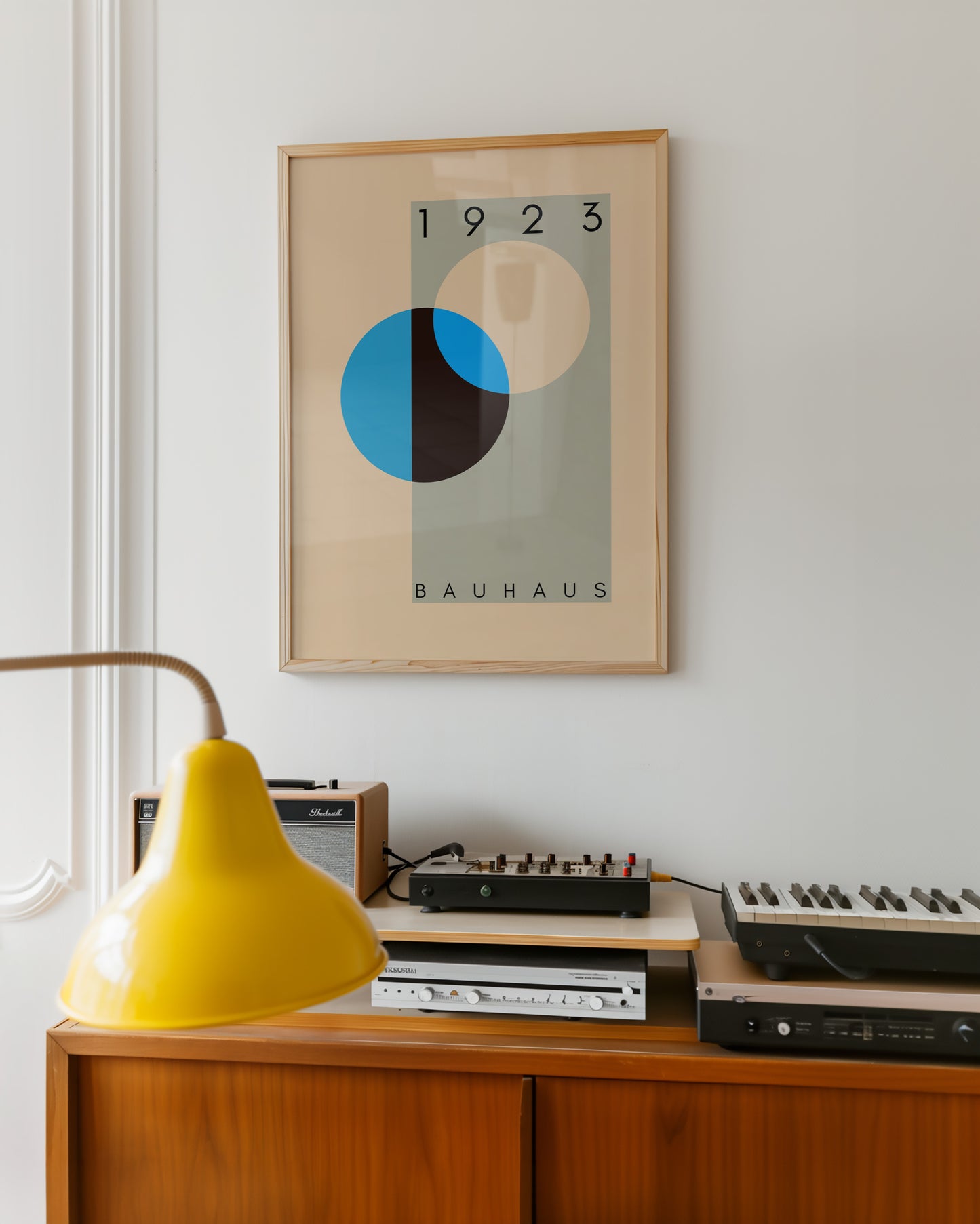 Bauhaus 1923 - Mid Century - Kunstdruck - Blau