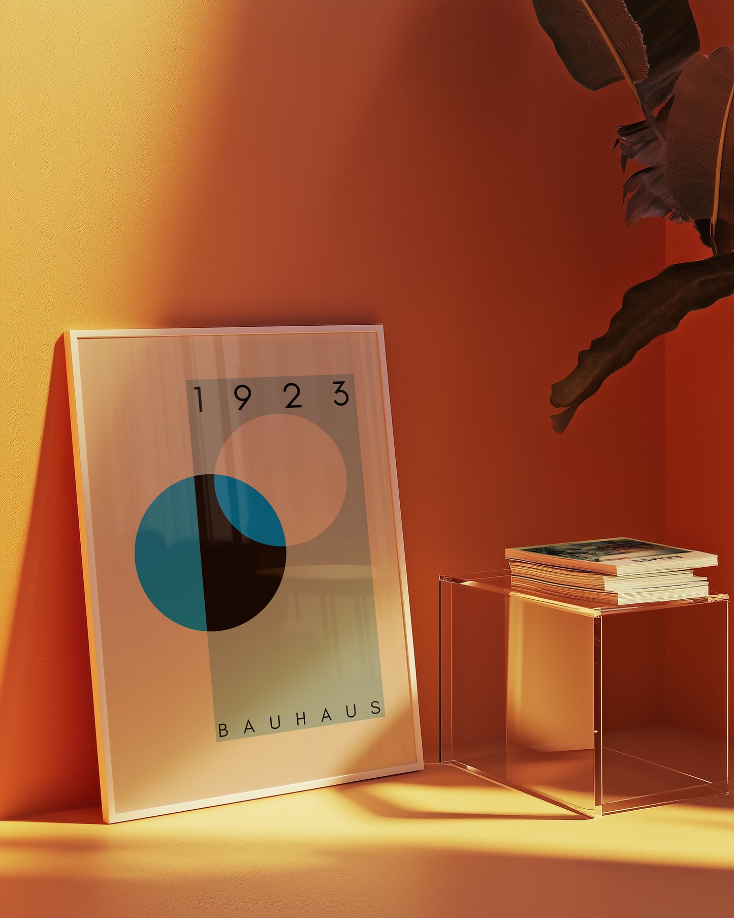 Bauhaus 1923 - Mid Century - Kunstdruck - Blau