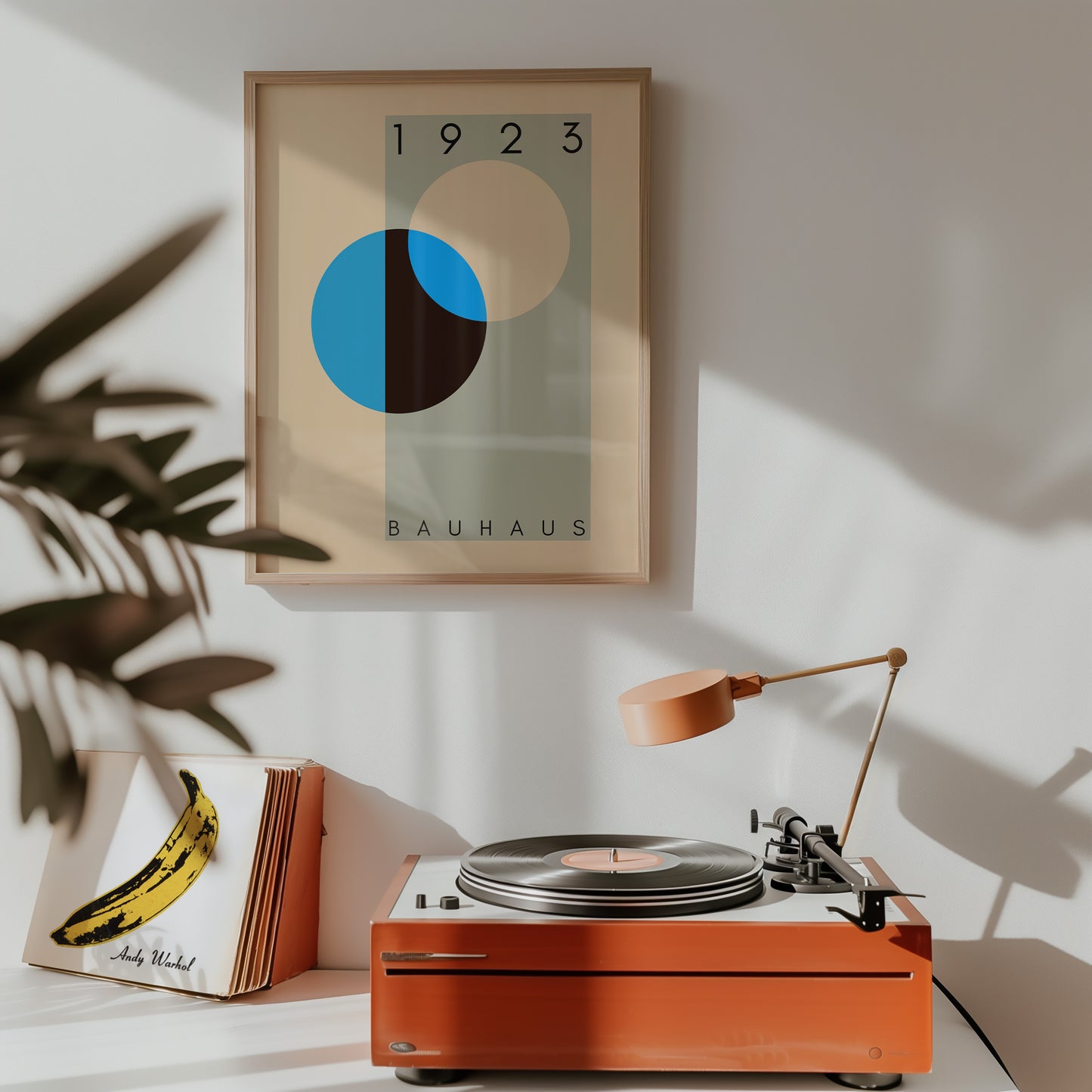 Bauhaus 1923 - Mid Century - Kunstdruck - Blau