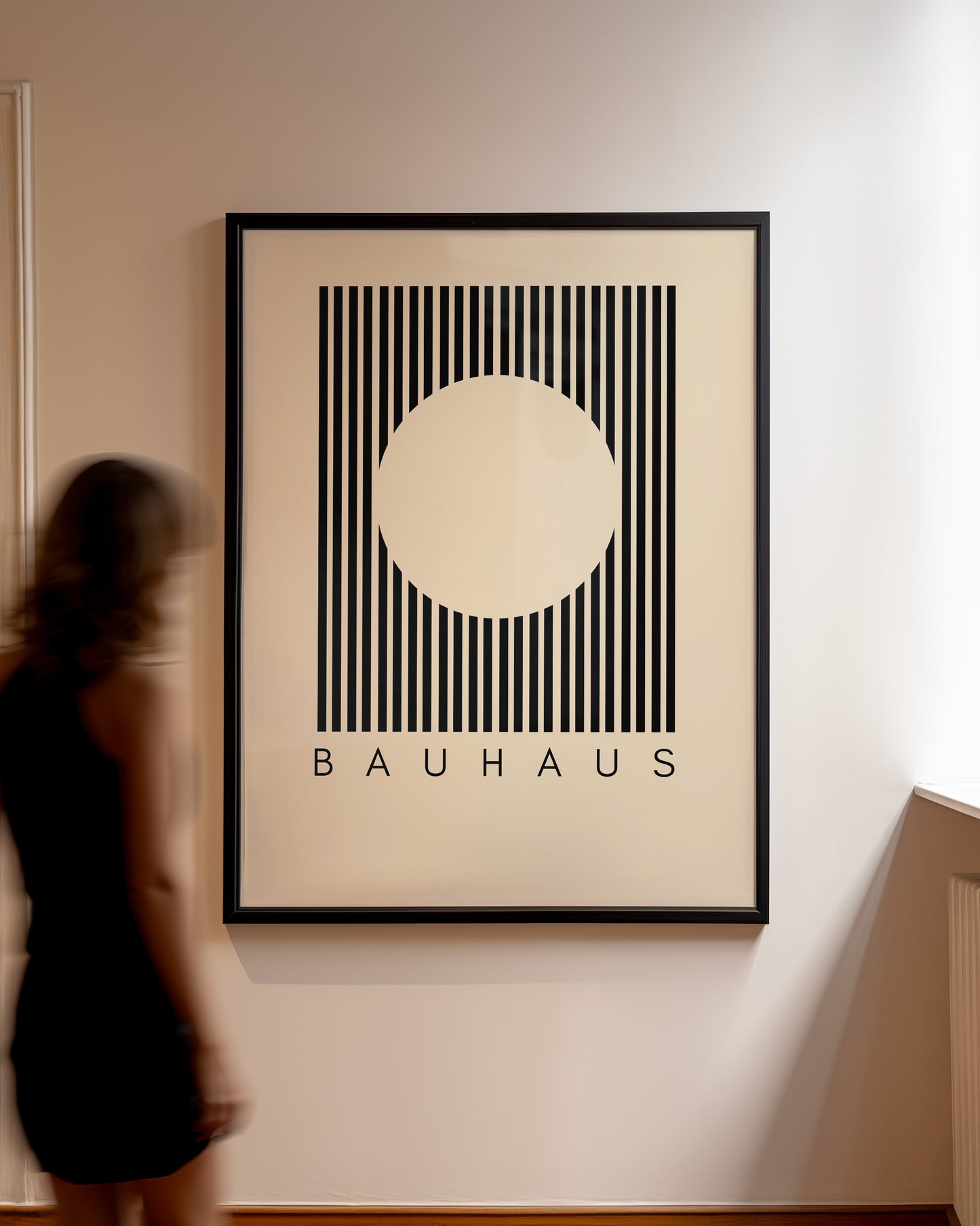 Bauhaus - Gitter Kreis - Mid Century - Kunst Druck