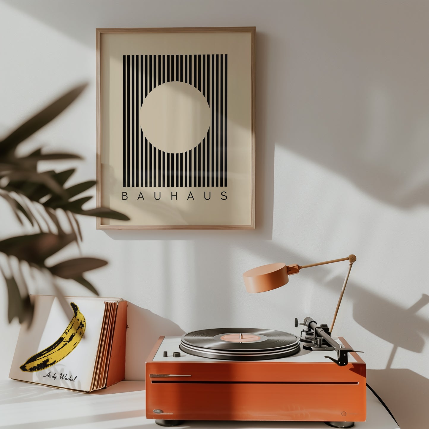 Bauhaus - Gitter Kreis - Mid Century - Kunst Druck