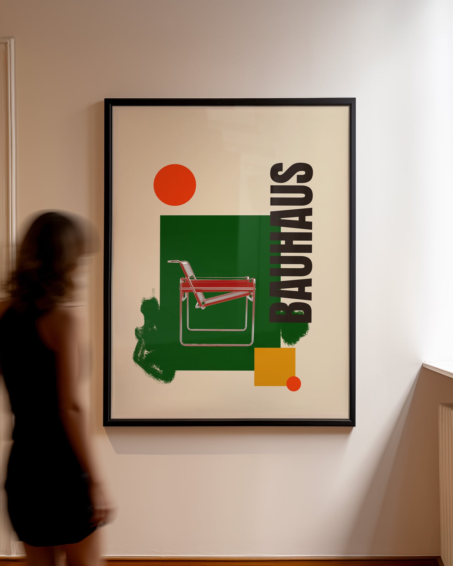 Bauhaus Collage - Sessel - Grün - Modern - Mid Century