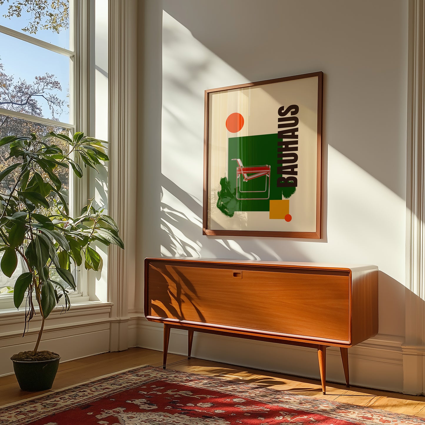 Bauhaus Collage - Sessel - Grün - Modern - Mid Century
