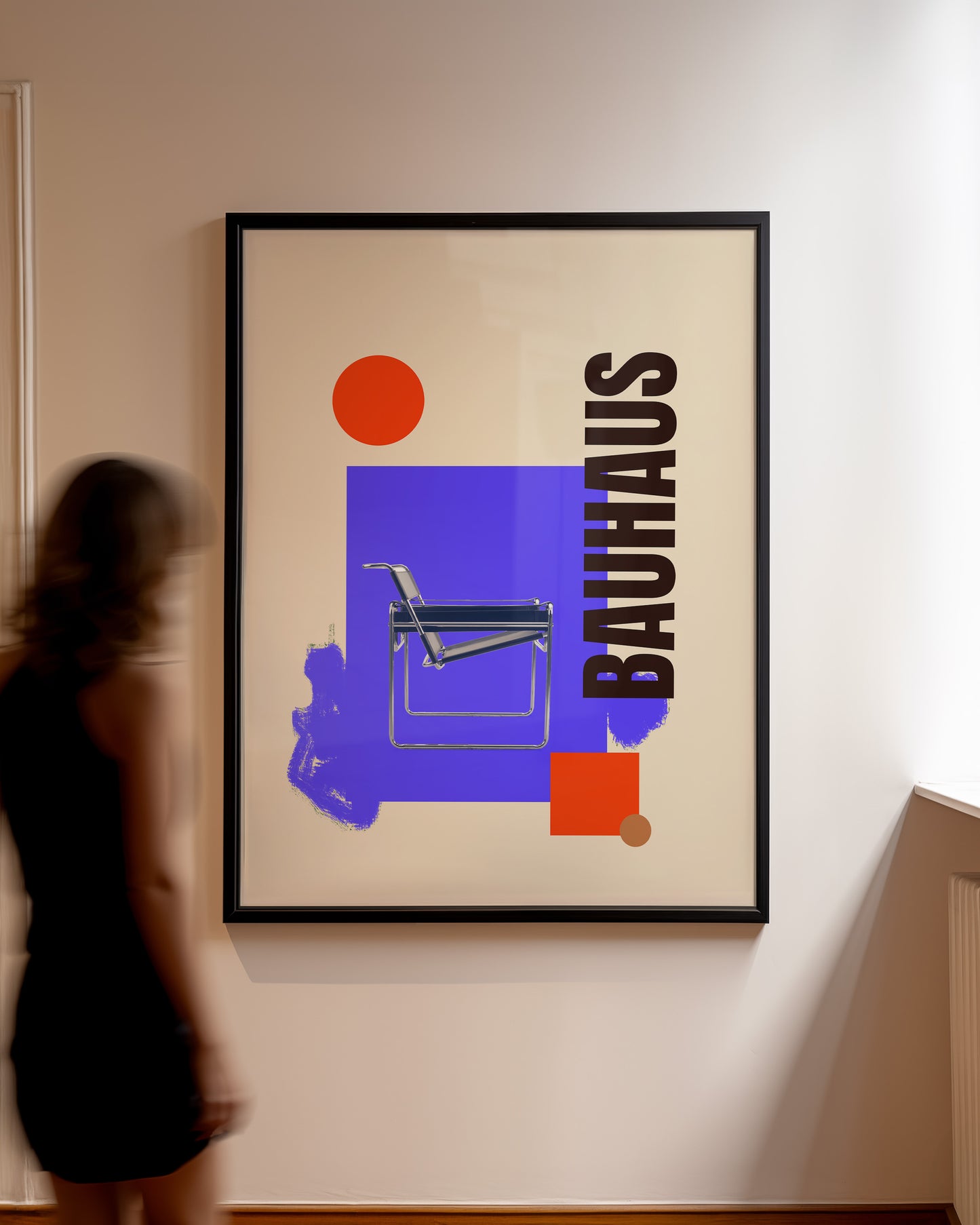 Bauhaus Collage - Sessel - Blau - Modern - Mid Century