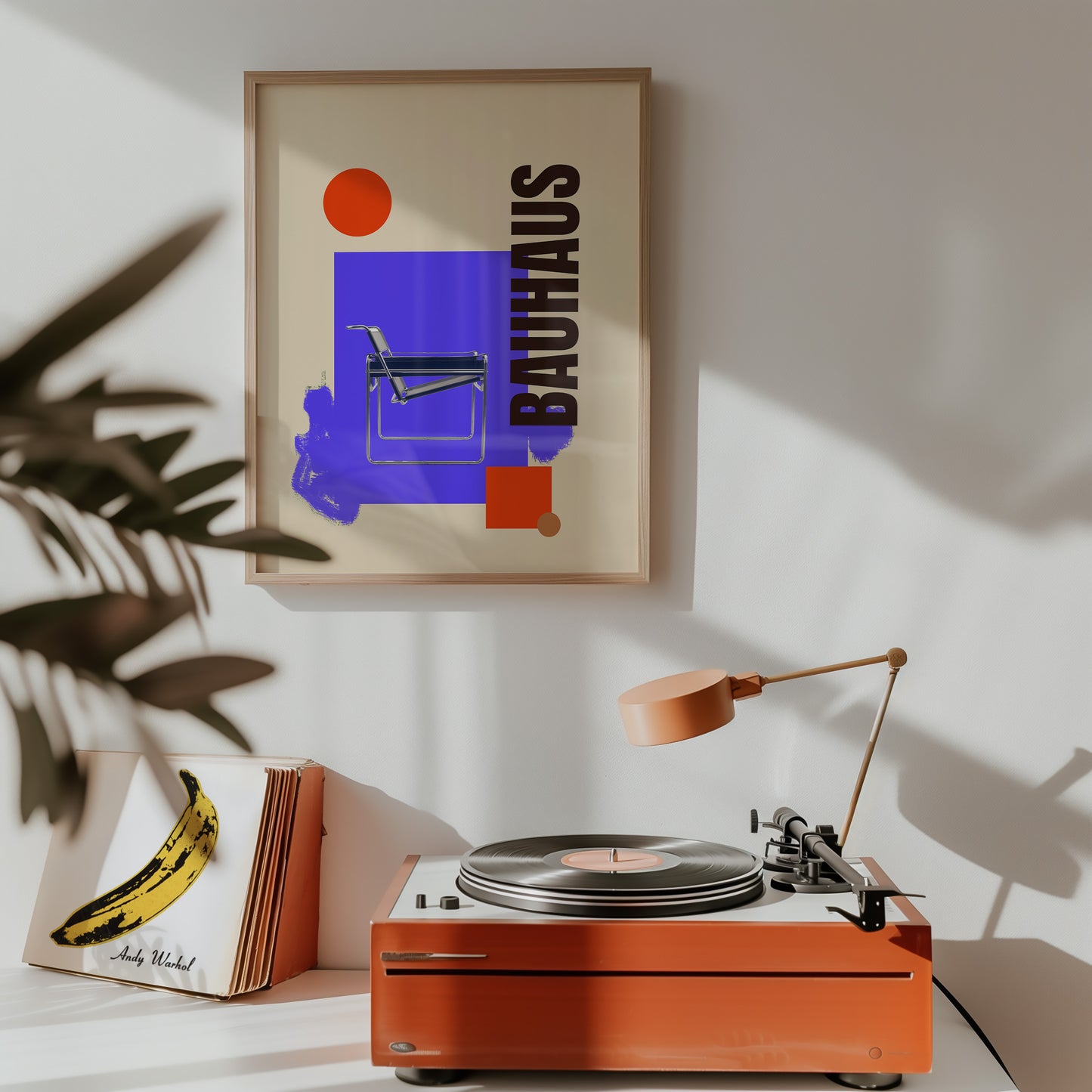Bauhaus Collage - Sessel - Blau - Modern - Mid Century
