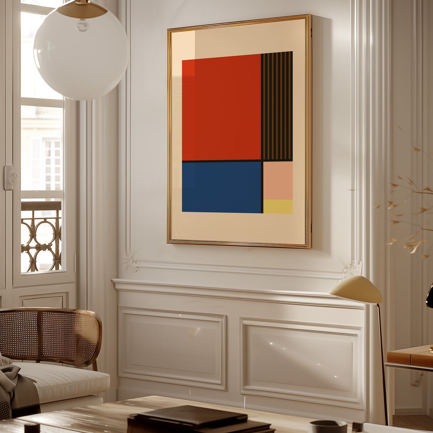 Bauhaus Grafik - Form Zusammenstellung - Mid Century
