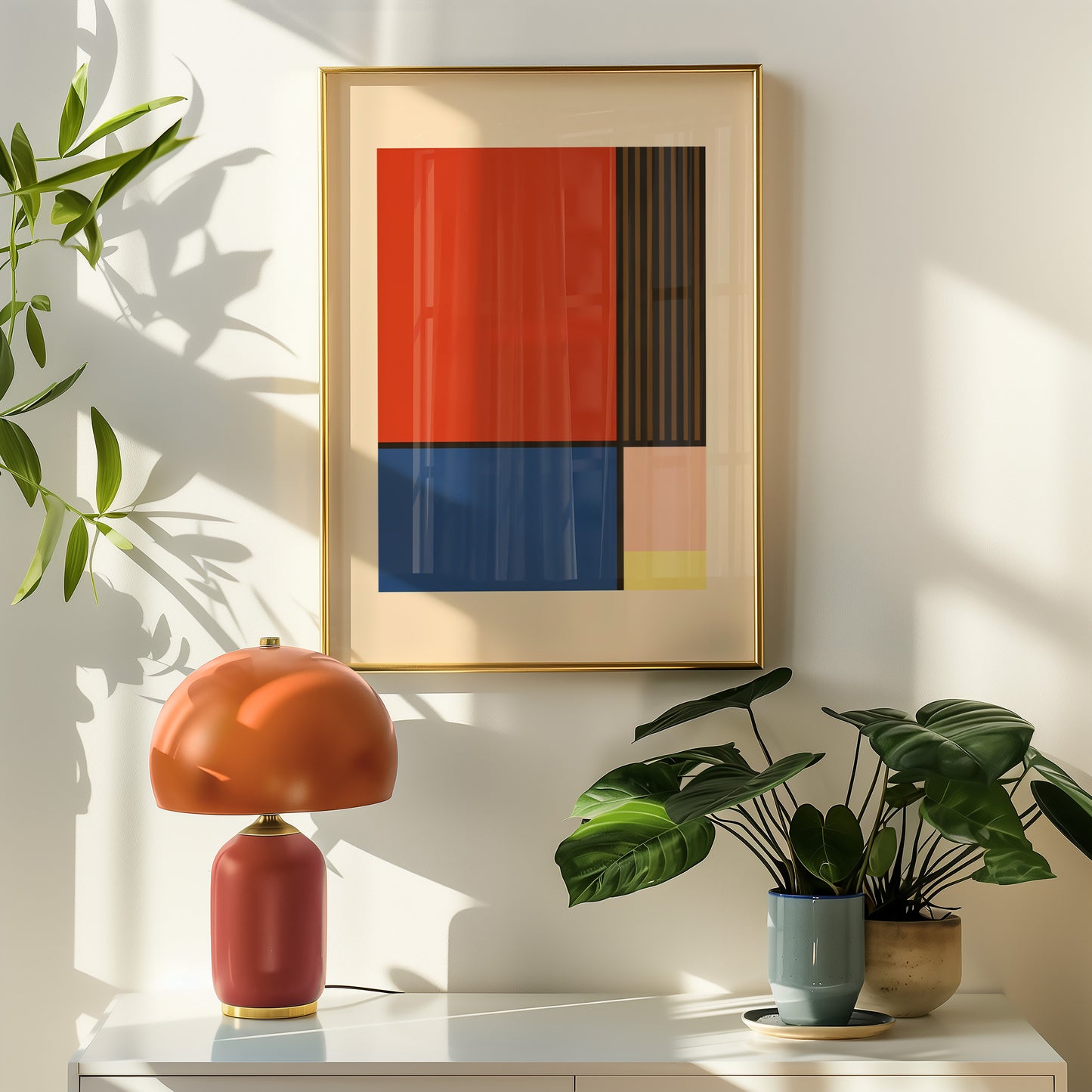Bauhaus Grafik - Form Zusammenstellung - Mid Century