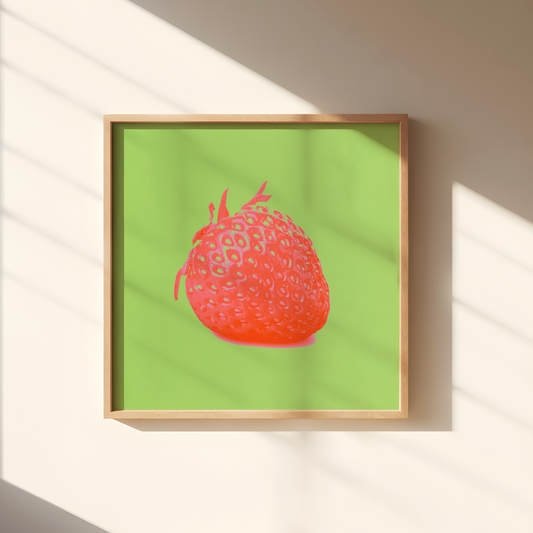 Sweet Strawberry -02 - gerahmt