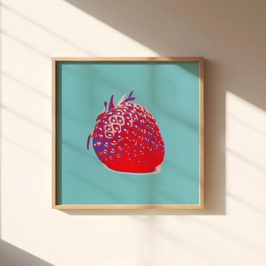Sweet Strawberry -04 - gerahmt