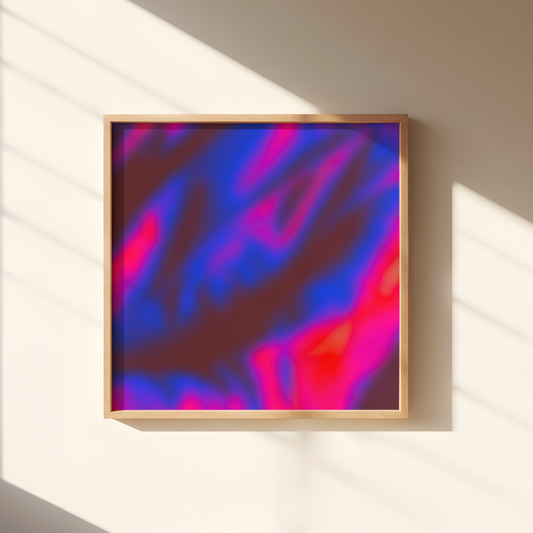 Fractal Glow - gerahmt