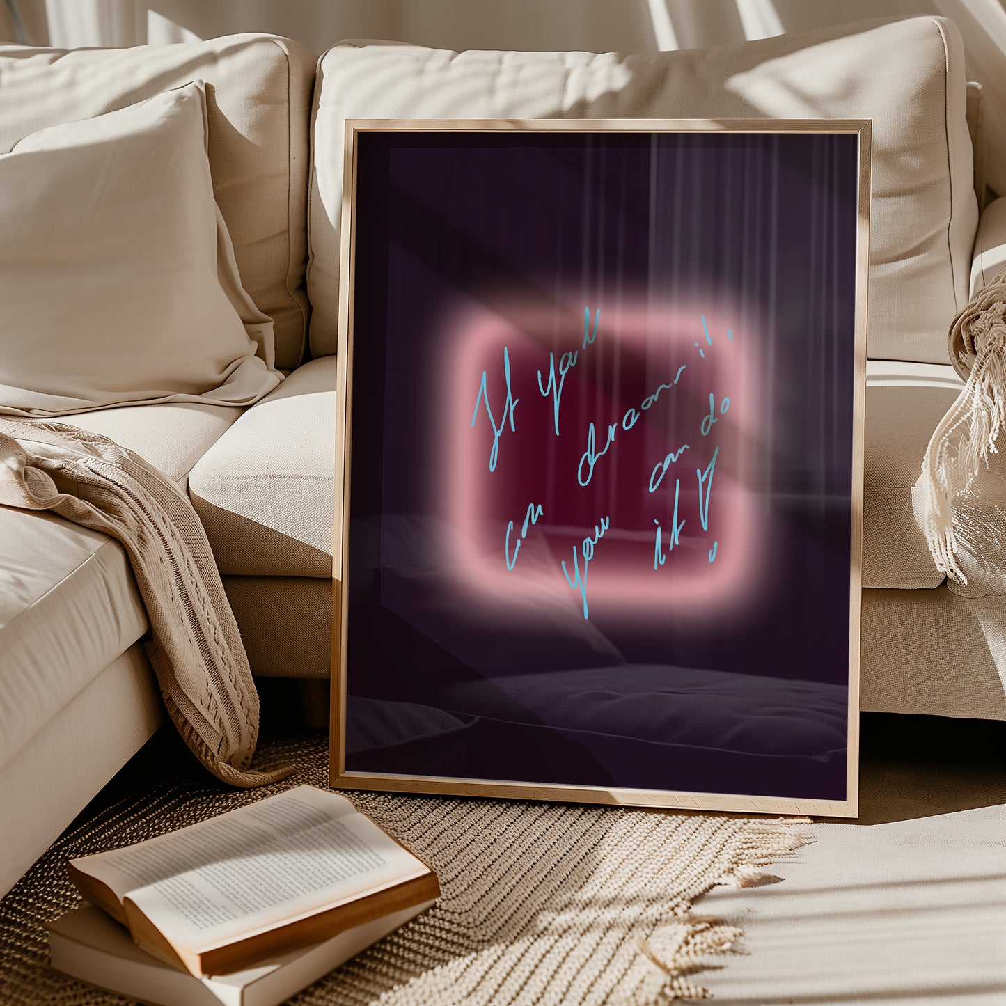 If you can dream it, you can do it! - Typo Kunstdruck